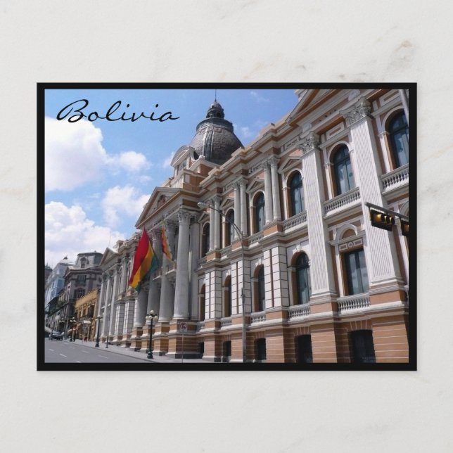 la paz bolivia postcard (Front)
