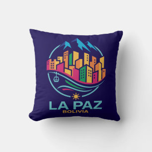 La Paz Bolivia South America Cushion