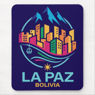 La Paz Bolivia South America Mouse Mat