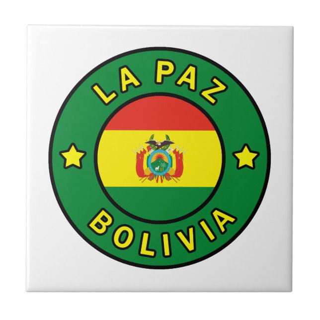 La Paz Bolivia Tile (Front)