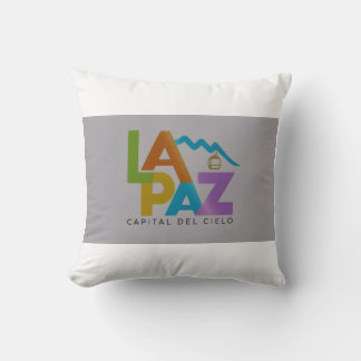 La Paz capital del cielo Cushion