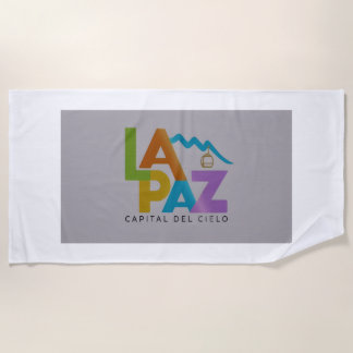 La Paz ciudad del cielo Beach Towel
