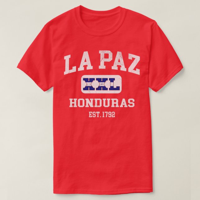 La Paz Honduras XXL Athletic design 1 T-Shirt (Design Front)