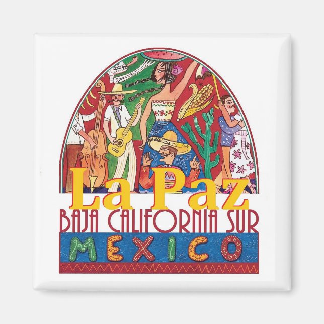 LA PAZ Mexico Magnet (Front)