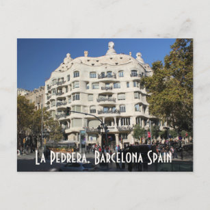 La Pedrera by Gaudi Barcelona Spain Postcard
