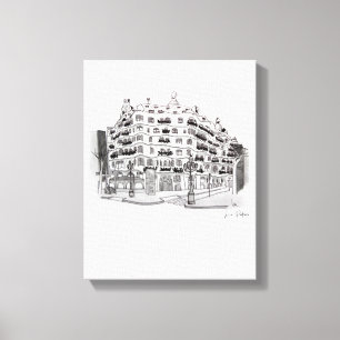 La Pedrera - Casa Milá (Barcelona Canvas Print