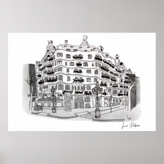 La Pedrera - Casa Milá (Barcelona Poster