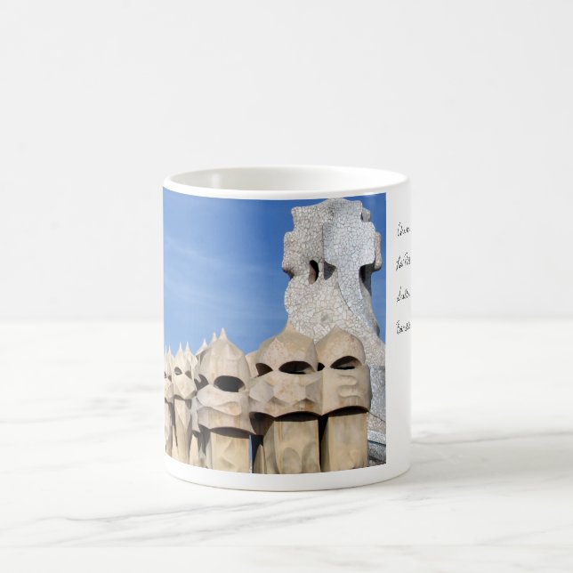 La Pedrera Chimneys Coffee Mug (Center)