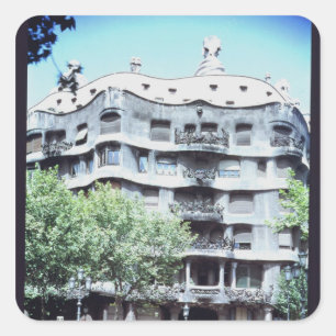 La Pedrera or Casa Mila, 1905-10 Square Sticker