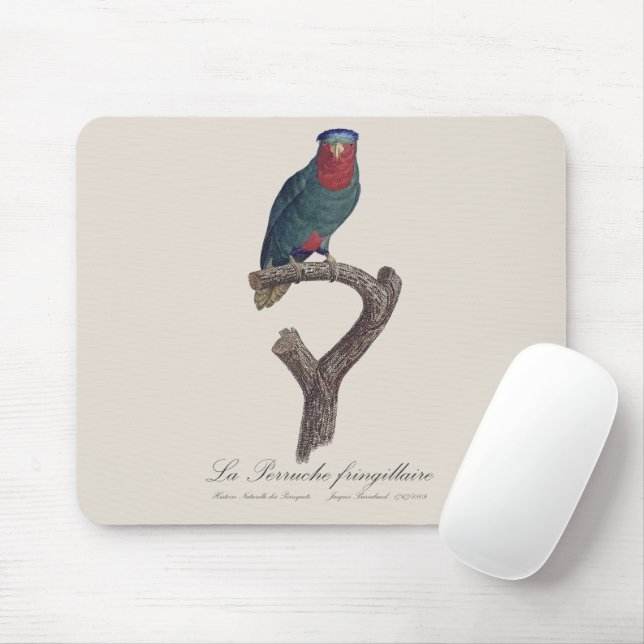 La Perruche fringillaire  Mouse Mat (With Mouse)
