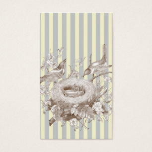 La Petite Famille on blue and cream Swing tag