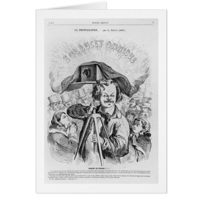'La Photographie, Nadar (1820-1910) le grand (!!!. (Front)