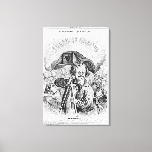 'La Photographie, Nadar (1820-1910) le grand (!!!. Canvas Print (Front)