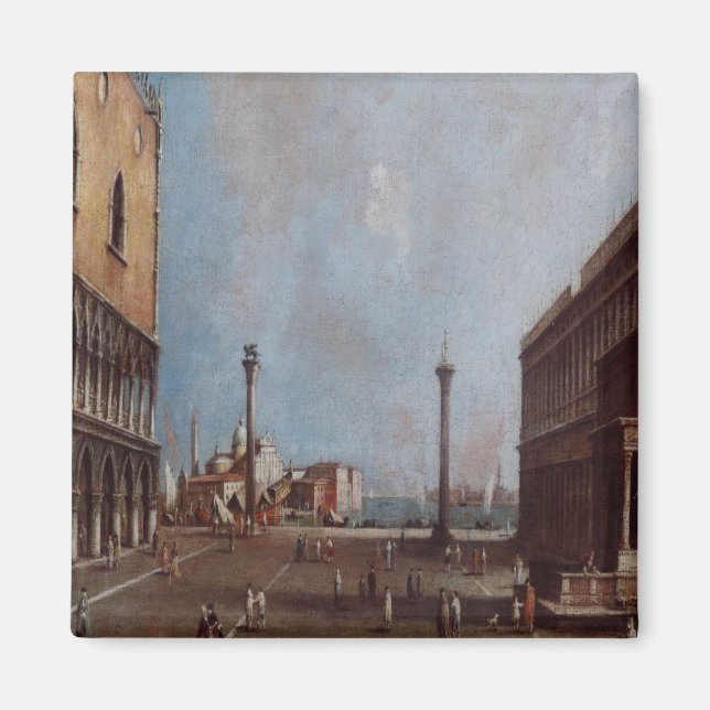 'La Piazetta Verso L'Isola san Giorgi' Magnet (Front)