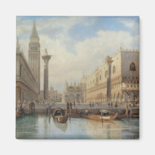La Piazza San Marco Venice, Salomon Corrodi Magnet
