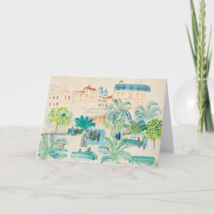 La Place Arago   Raoul Dufy Card