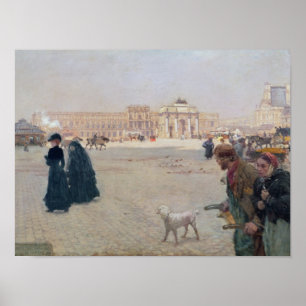 La Place du Carrousel, Paris Poster