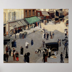 La Place Pigalle, Paris, 1880s Poster