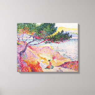 La Plage de Saint-Clair, 1906-07 Canvas Print