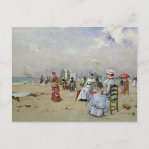 La Plage de Trouville Postcard