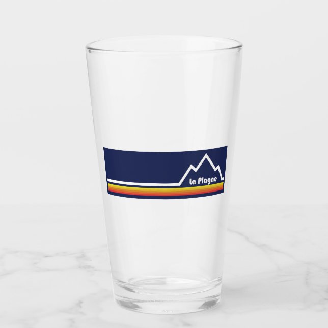 La Plagne France Glass (Front)
