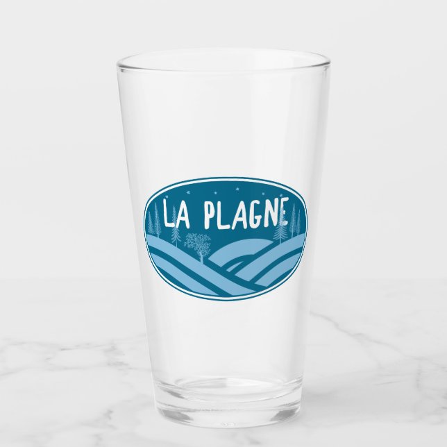 La Plagne France Outdoors Glass (Front)