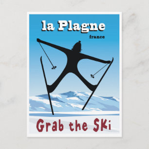 La Plagne, France, Postcard