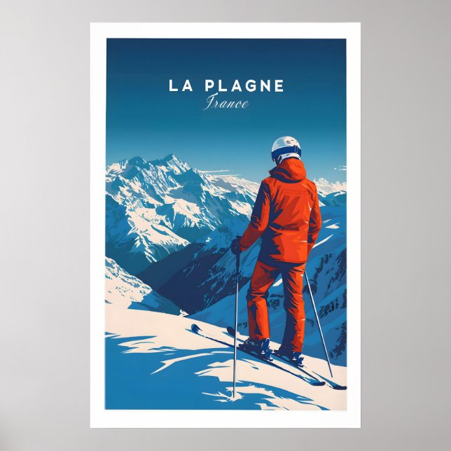 La Plagne Travel Poster 1 (Front)