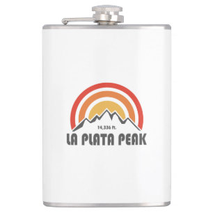 La Plata Peak Hip Flask