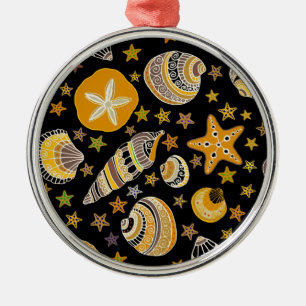La Playa - Sea Shells Metal Tree Decoration