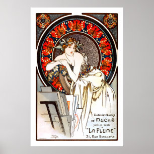 La Plume 1896 Advert POSTER PRINT Magazine Paris