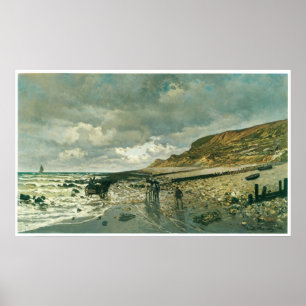 La Pointe de La Heve, 1865 Claude Monet Poster