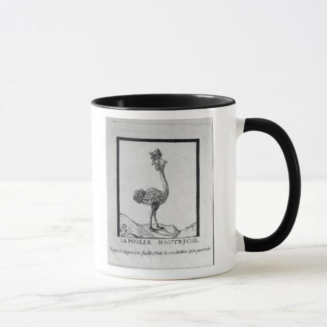 La Poulle d'Autriche' Mug (Right)