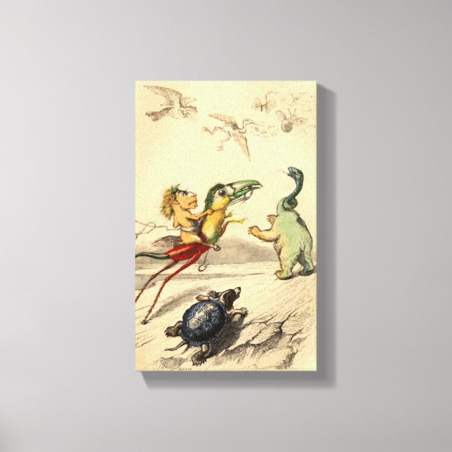 La Poursuite (The Chase) Canvas Print (Front)