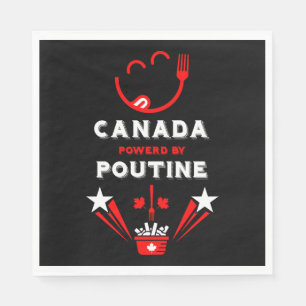 La Poutine Canadian Food Festival Napkin