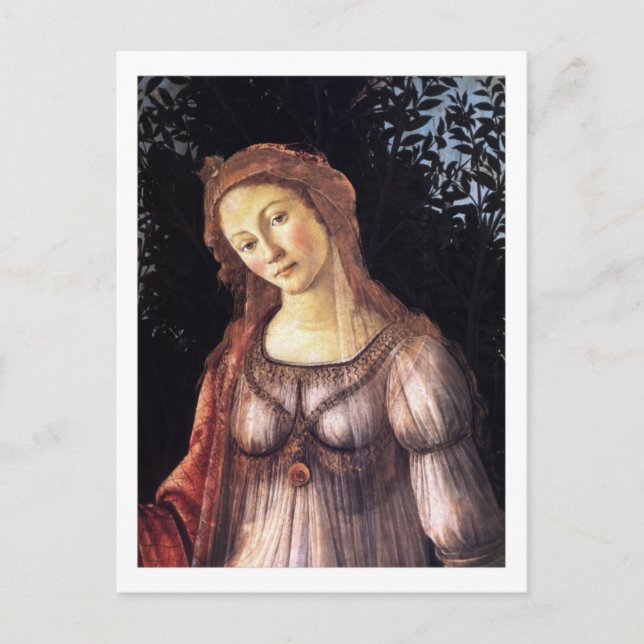 La Primavera in detail Postcard (Front)