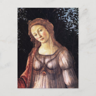 La Primavera in detail Postcard