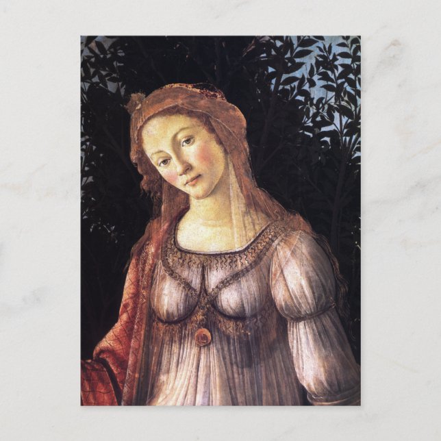 La Primavera in detail Postcard (Front)