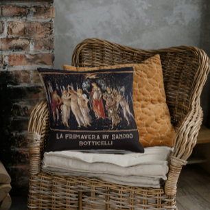 La Primavera Sandro Botticelli Cushion