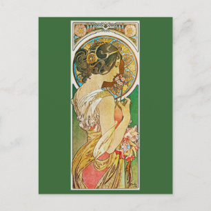 La Primevere, Mucha Postcard