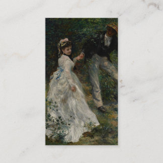 La Promenade, Pierre-Auguste Renoir 1870 Business Card