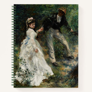 La Promenade Renoir Impressionist Painting Art Notebook