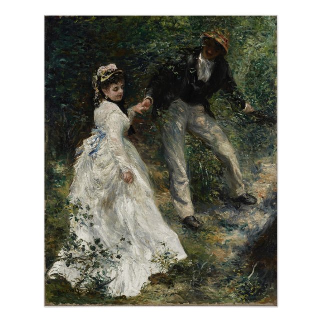 La Promenade Renoir Painting Fine Art Poster (Front)