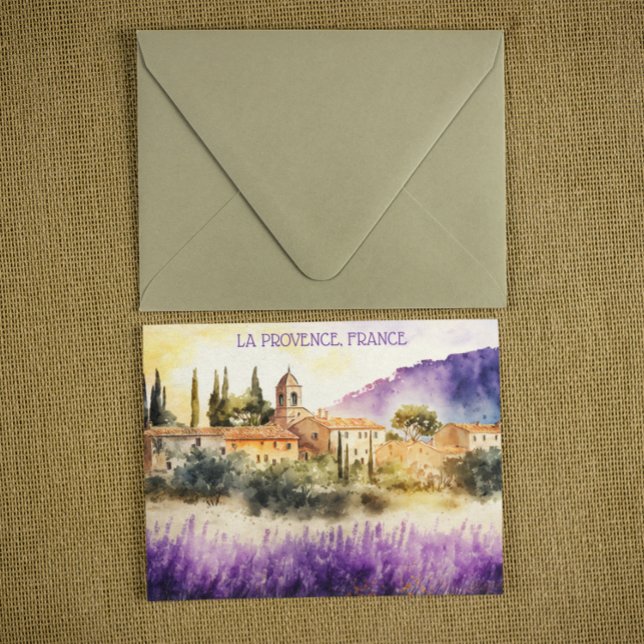 La Provence France Painting Postcard (la provence france postcard)