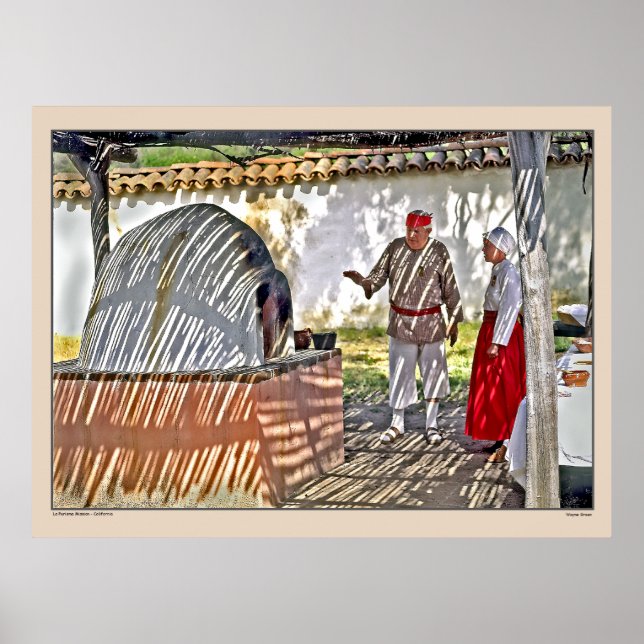 La Purismo Mission - California - Adobe Oven Poster (Front)