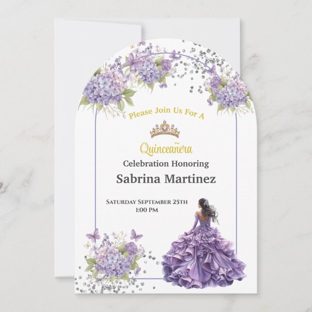 La Quinceanera Invitation (Front)