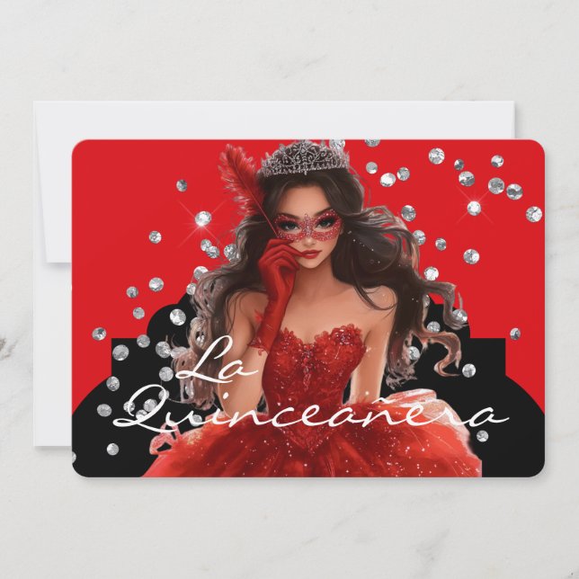 La Quinceanera Invitation (Front)