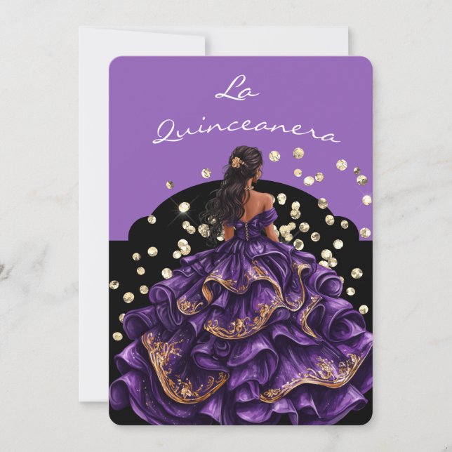 La Quinceanera Invitation (Front)