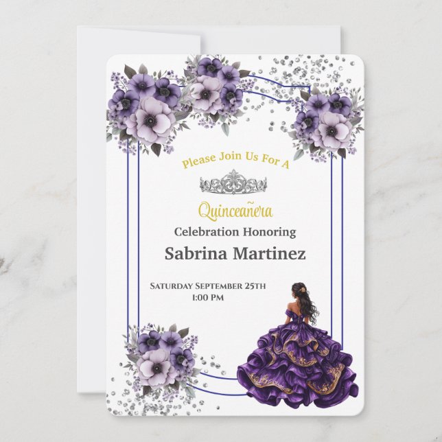 La Quinceanera Invitation (Front)