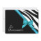 La Quinceanera Zebra and Ribbon Blue